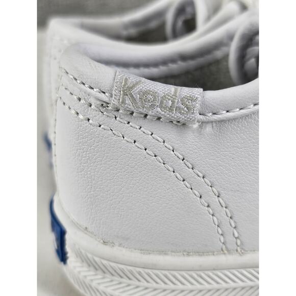 KEDS TODDLER CHAMPION TOE CAP WHITE MEMORY FOAM SNEAKER SHOES SIZE 4 - Picture 4 of 7